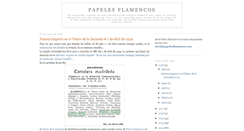 Desktop Screenshot of papelesflamencos.com